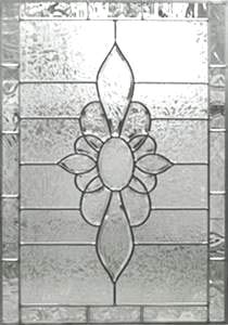 leaded glass bevel panel