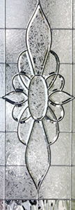 leaded glass bevel panel