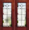 leaded glass entry