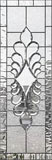 Custom leaded glass beveled sidelight window