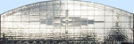 Custom leaded glass pencil bevels transom window