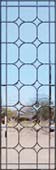 14 stars custom leaded glass sidelight window