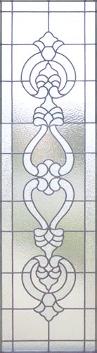 leaded glass panel