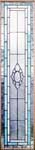 Custom leaded glass beveled sidelight window