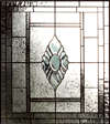 BIG 104 large leaded glass window