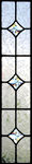 Custom leaded glass beveled sidelight window