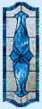 stained glass leaded glass Victorian panel