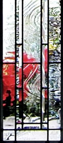leaded glass bevel panel