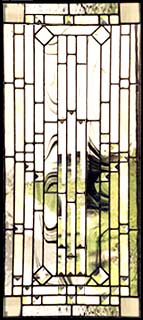 leaded glass bevel panel