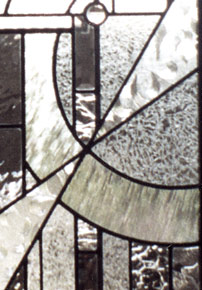 BACK to custom leaded glass Abstract 20 sidelight window