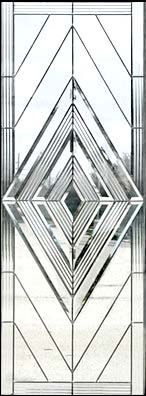 Custom D100NP leaded glass window