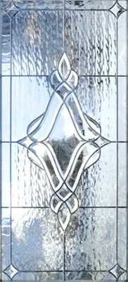 leaded beveled glass window