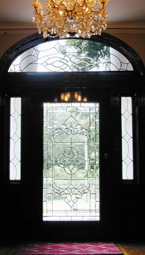 leaded glass panels
