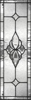 leaded glass beveled sidelight window