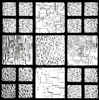 10X10P geometric leaded glass window