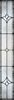 Custom leaded glass beveled sidelight window