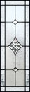 leaded glass sidelight panel