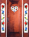 SWEETHEART leaded glass entry