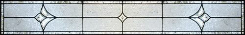 Custom leaded glass C04t transom window