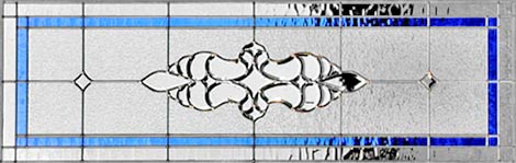 leaded glass panel