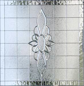 leaded glass bevel panel