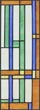stained and leaded glass abstract panel