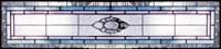 leaded glass transom