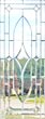 CHBD8L leaded glass bevel panel
