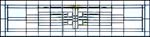 Custom leaded glass beveled transom window