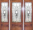leaded glass entry