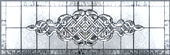 Custom leaded glass beveled transom window