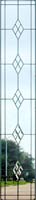 Custom leaded glass beveled sidelight window