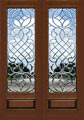 CHBD4LE7 leaded glass bevel entry