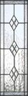 diamond custom leaded glass beveled sidelight window