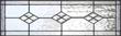 Custom leaded glass diamonds h2 entry windows