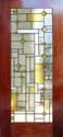 Amber FLW leaded glass door