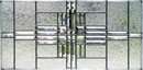 Custom leaded glass abstract window PENCILSROGER