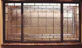 ROOM DIVIDER large leaded glass window