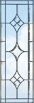 Custom leaded glass beveled sidelight window