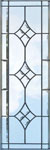 Custom leaded glass beveled sidelight window