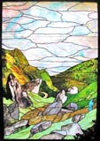 King of Kings custom religious stained glass windows