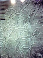 deep carved sandblasting