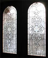 HORSHOED2P leaded glass bevel entry