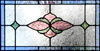 Custom stained and leaded glass js08color1h transom window